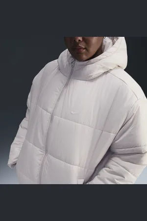 Nike Sportswear Classic Puffer Therma-FIT ruimvallend jack met capuchon voor dames (Plus Size)