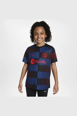 Nike FC Barcelona Academy Pro Uit Dri-FIT warming-uptop met korte mouwen voor kids