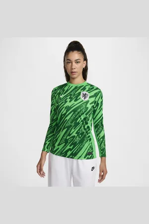 Nike Nederland (vrouwenelftal) 2024/25 Stadium Goalkeeper Dri-FIT replicavoetbalshirt voor dames