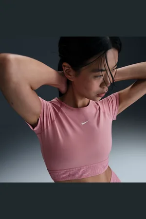 Nike Pro Dri-FIT korte damestop met korte mouwen en graphic