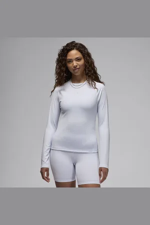 Jordan Sport bodycon damestop met lange mouwen