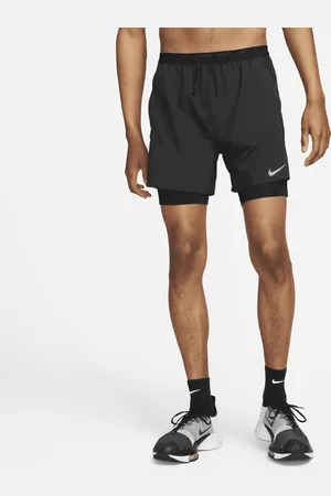 Nike Stride Dri-FIT hybride hardloopshorts voor heren (13 cm)