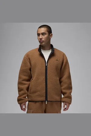 Jordan Flight herenjack van hoogpolige fleece