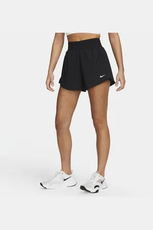 Nike One Dri-FIT 2-in-1 damesshorts met hoge taille (8 cm)