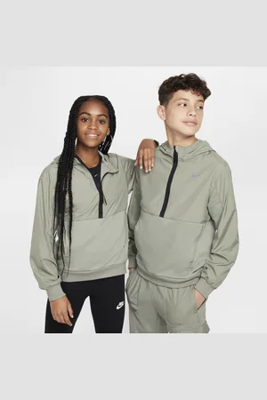 Nike Sportswear City Utility EasyOn fleecehoodie met halflange rits voor kids
