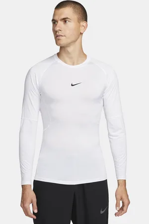 Nike Pro Dri-FIT strakke fitnesstop met lange mouwen voor heren