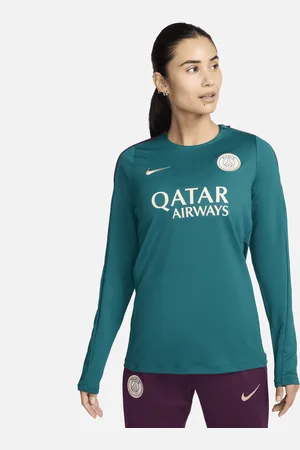 Jordan Paris Saint-Germain Strike Derde Dri-FIT voetbaltrainingstop met ronde hals voor dames