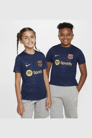 Nike FC Barcelona Academy Pro Thuis Dri-FIT warming-uptop met korte mouwen voor kids