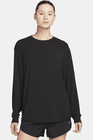 Nike One Relaxed Dri-FIT damestop met lange mouwen