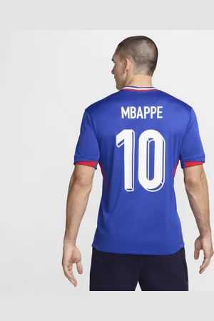 Nike Kylian Mbappé FFF (herenelftal) 2024/25 Stadium Thuis Dri-FIT replica voetbalshirt voor heren