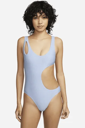 Nike Swim zwempak met uitsneden voor dames (eendelig)