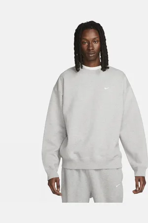 Nike Solo Swoosh Fleecetop met ronde hals voor heren