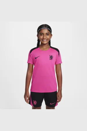 Nike Chelsea FC Strike Derde Dri-FIT knit voetbaltop met korte mouwen voor kids