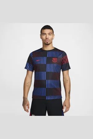 Nike FC Barcelona Academy Pro Uit Dri-FIT warming-up voetbalshirt met korte mouwen voor heren