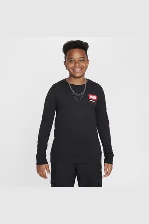 Nike Chicago Bulls Essential NBA-shirt met lange mouwen voor jongens