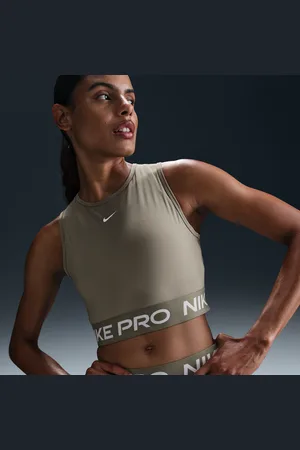 Nike Pro korte tanktop met Dri-FIT voor dames