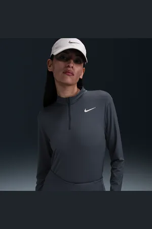 Nike Victory Dri-FIT golftop met korte rits en UV-bescherming voor dames