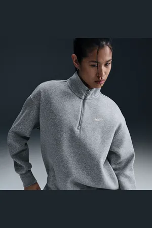Nike Sportswear Phoenix Fleece lang, oversized sweatshirt met korte rits voor dames