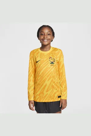 Nike FFF (dameselftal) 2024/25 Stadium Goalkeeper Dri-FIT replica voetbalshirt voor kids