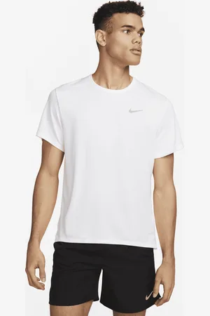 Nike Miler UV hardlooptop met korte mouwen en Dri-FIT voor heren