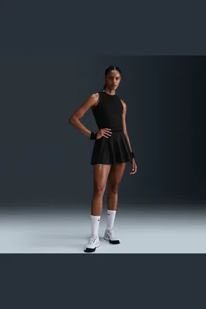 Nike Court Advantage Dri-FIT tennisrok met plooien