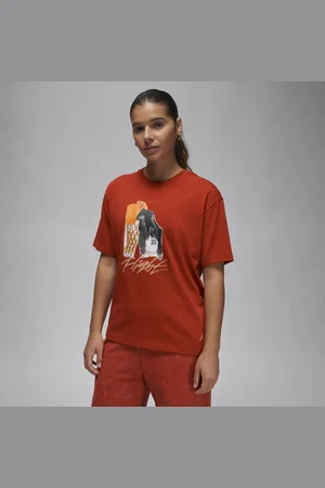 Jordan T-shirt met collage voor dames