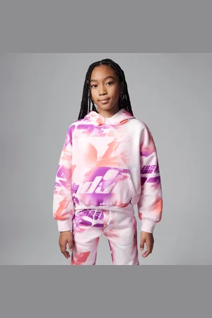 Jordan Triple Team fleecehoodie met print voor kids