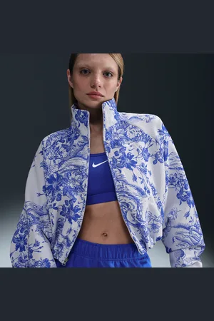 Nike Sportswear Collection oversized jacquard trainingsjack voor dames