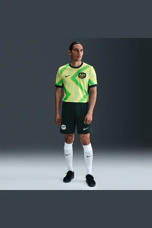 Nike Australië 2025/26 Stadium Thuis Dri-FIT replicavoetbalshorts voor heren