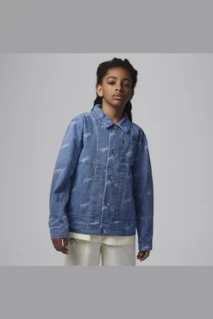 Jordan Flight Heritage denim jack voor kids