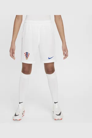 Nike Kroatië 2024/25 Stadium Thuis/Uit replica voetbalshorts met Dri-FIT voor kids