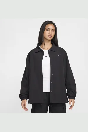 Nike Sportswear Essential oversized geweven coachjack met uv-bescherming voor dames