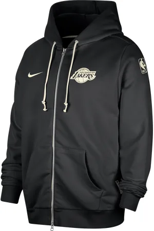 Nike Los Angeles Lakers﻿﻿ Standard Issue Dri-FIT hoodie met rits over de hele lengte voor heren