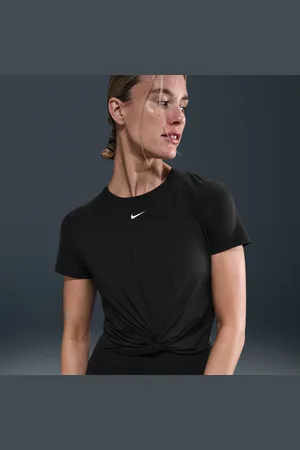 Nike One Classic Dri-FIT Twist damestop met korte mouwen