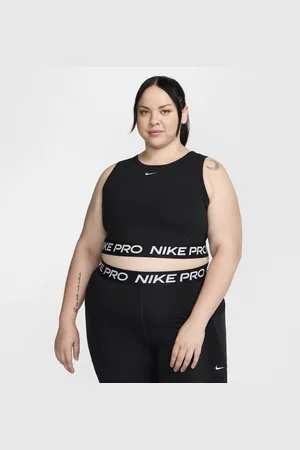 Nike Pro Dri-FIT korte tanktop voor dames (Plus Size)
