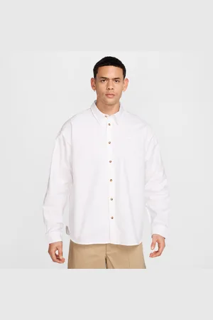 Nike Club oversized Oxford-overhemd met lange mouwen voor heren