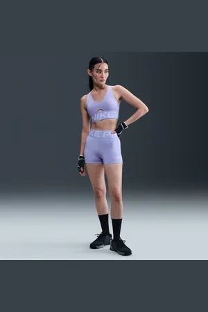 Nike Pro Sculpt bikeshorts met hoge taille voor dames (8 cm)