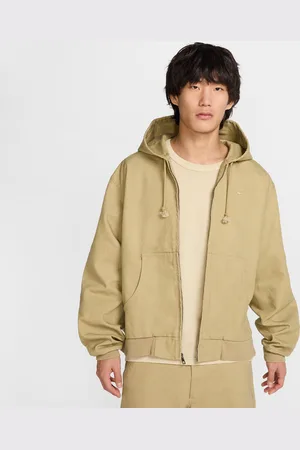 Nike Life ongevoerd herenjack met rits over de hele lengte