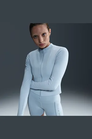 Nike Zenvy Dri-FIT damestop met ritssluiting en lange mouwen
