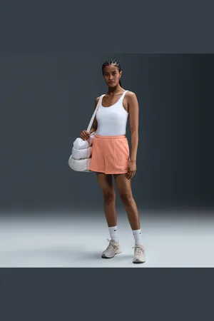 Nike Sportswear Chill Terry shorts van sweatstof met halfhoge taille voor dames (10 cm)