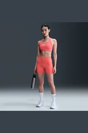 Nike One Fitted Dri-FIT bikeshorts met hoge taille voor dames (13 cm)