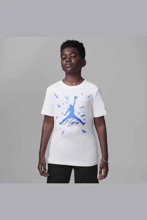 Jordan Jumpman T-shirt met gebroken glas voor kids