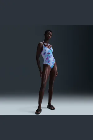 Nike Swim badpak met V-hals