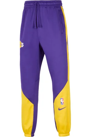 Nike Los Angeles Lakers Showtime NBA-broek met Dri-FIT voor kids