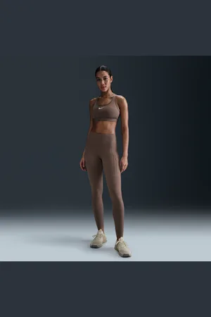 Nike Go Lange legging met hoge taille, zakken en complete ondersteuning voor dames