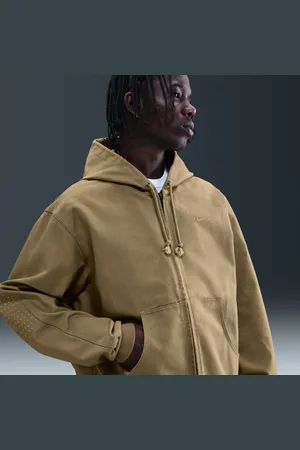 Nike Life ongevoerd herenjack met rits over de hele lengte