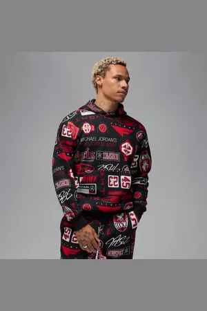 Jordan Essentials fleecehoodie met print voor heren
