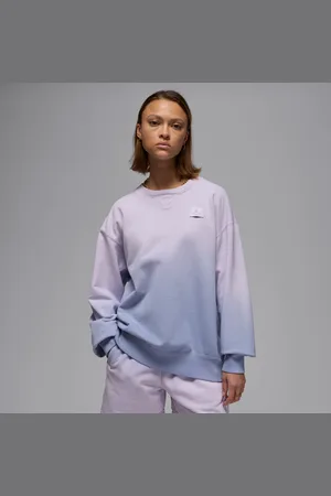 Jordan Flight Fleece sweatshirt van sweatstof met ronde hals voor dames