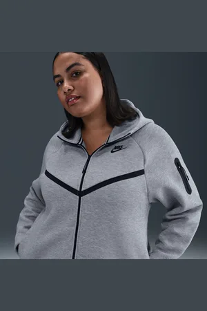 Nike Sportswear Tech Fleece Windrunner Hoodie met rits voor dames (Plus Size)