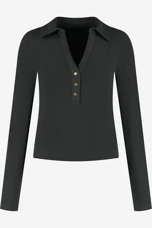 NIKKIE. Rib Button Shirt
